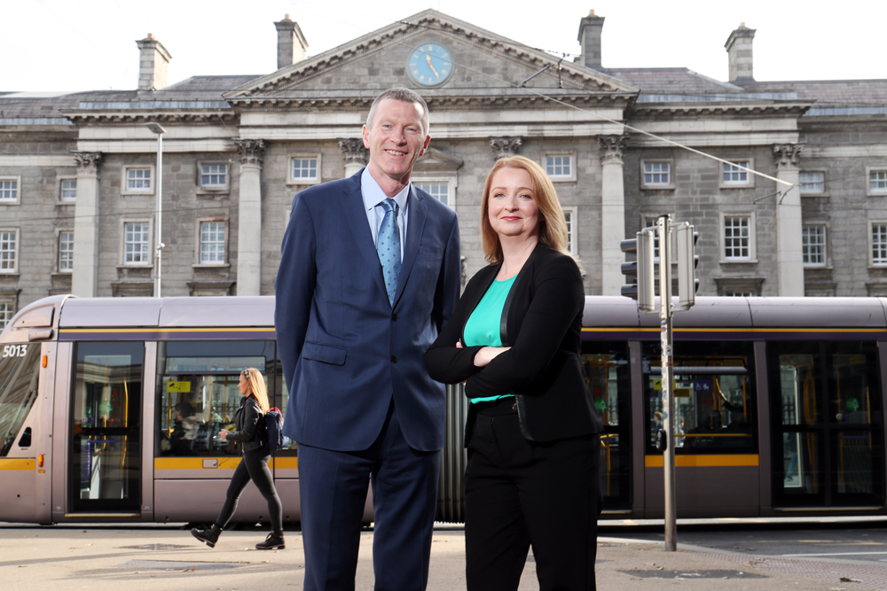 Announcing the merger of accountancy firms Crowleys DFK and Anne Brady McQuillans DFK are (pictured l-r) James O’Connor (Managing Partner, Crowleys DFK) and Natalie Kelly (Partner, Anne Brady McQuillans DFK).